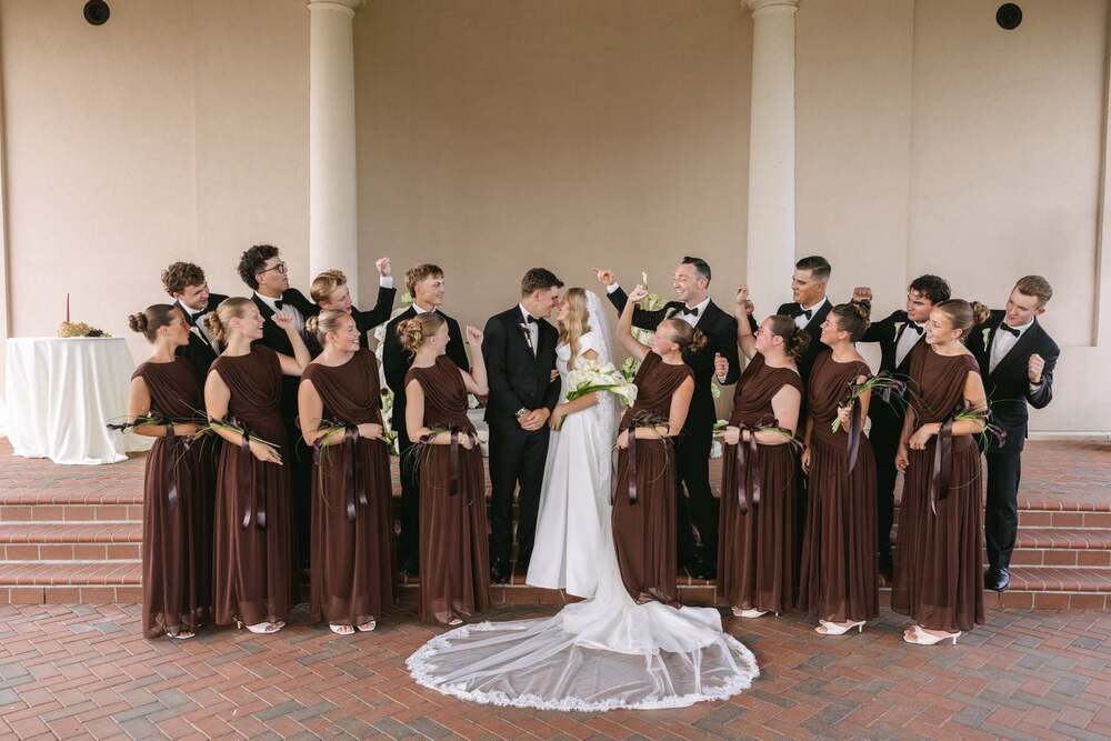 Juliette Maxi Dress – brown bridesmaids dress